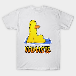 Namaste Yoga Duck Funny Yoga T-Shirt